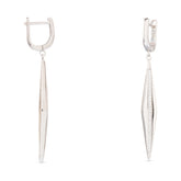 סט עגילים מכסף סטרלינג וזרקונים 03E390